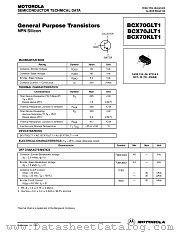 BCX70GLT1 datasheet pdf Motorola