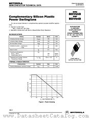 BDV65B datasheet pdf Motorola