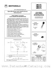 LM217L datasheet pdf Motorola