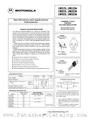 LM123 datasheet pdf Motorola