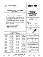 LM140A datasheet pdf Motorola