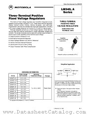 LM340 datasheet pdf Motorola