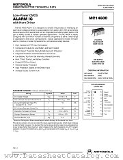 MC14600 datasheet pdf Motorola