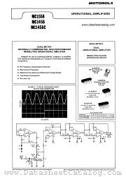 MC1558 datasheet pdf Motorola