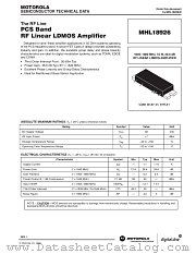 MHL18926 datasheet pdf Motorola