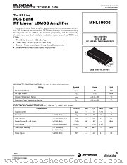 MHL19936 datasheet pdf Motorola