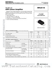 MHL8118_D datasheet pdf Motorola