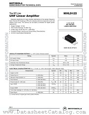 MHL9125_D datasheet pdf Motorola