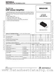 MHL9128_D datasheet pdf Motorola