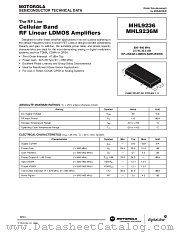 MHL9236 datasheet pdf Motorola