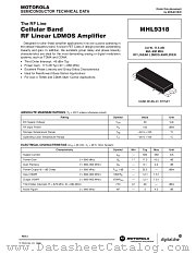 MHL9318 datasheet pdf Motorola