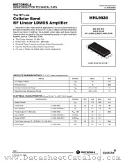 MHL9838 datasheet pdf Motorola