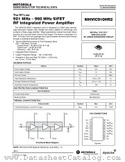 MHVIC910HR2 datasheet pdf Motorola