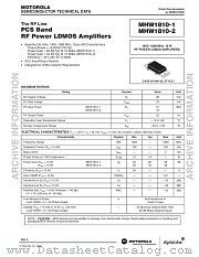 MHW1810_D datasheet pdf Motorola