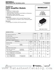 MHW6342T datasheet pdf Motorola