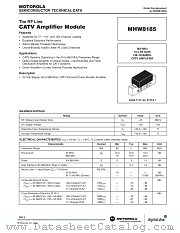 MHW8185 datasheet pdf Motorola