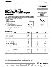 MJ10000 datasheet pdf Motorola