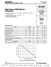 MJ4502 datasheet pdf Motorola