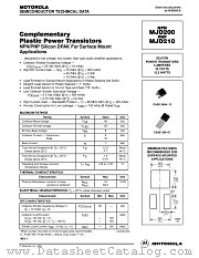 MJD210 datasheet pdf Motorola