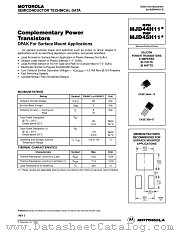 MJD44H11 datasheet pdf Motorola