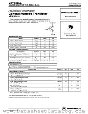 MMBT2222AWT1 datasheet pdf Motorola