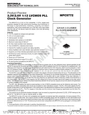 MPC9772 datasheet pdf Motorola