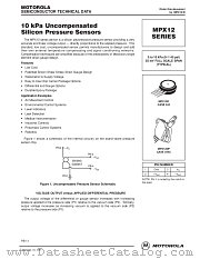 MPX12 datasheet pdf Motorola