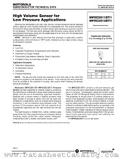 MPXC2011DT1 datasheet pdf Motorola