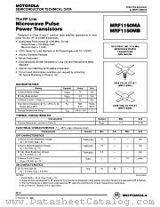 MRF1150MA datasheet pdf Motorola