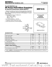 MRF151G datasheet pdf Motorola