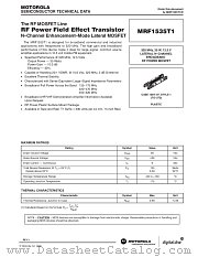 MRF1535T1 datasheet pdf Motorola