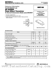 MRF185_D datasheet pdf Motorola