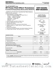 MRF19030 datasheet pdf Motorola