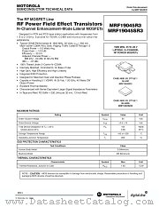 MRF19045 datasheet pdf Motorola