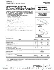 MRF19120 datasheet pdf Motorola