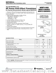 MRF21060 datasheet pdf Motorola