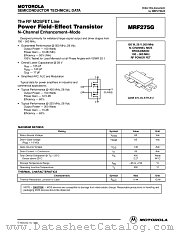 MRF275G datasheet pdf Motorola