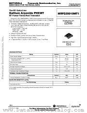 MRFG35010MT1 datasheet pdf Motorola