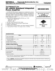 MW4IC001MR4 datasheet pdf Motorola