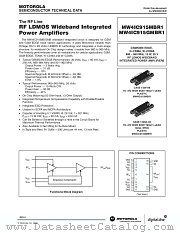 MW4IC915 datasheet pdf Motorola