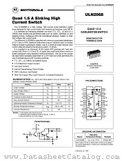 ULN2068B datasheet pdf Motorola