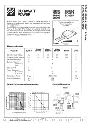 BD897A datasheet pdf National Semiconductor