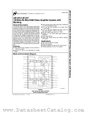 LM1205 datasheet pdf National Semiconductor