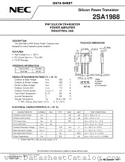 2SA1988 datasheet pdf NEC