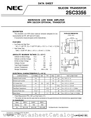 2SC3356 datasheet pdf NEC