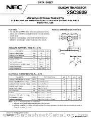 2SC3809 datasheet pdf NEC