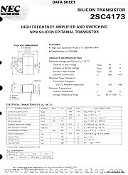 2SC4173 datasheet pdf NEC