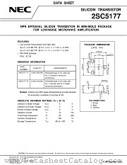 2SC5177 datasheet pdf NEC