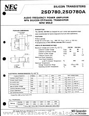 2SD780 datasheet pdf NEC