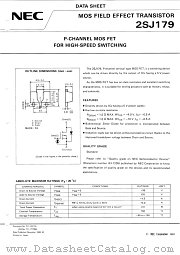 2SJ179 datasheet pdf NEC